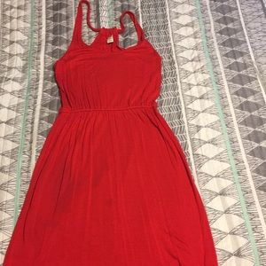 Vibrant Red summer dress.